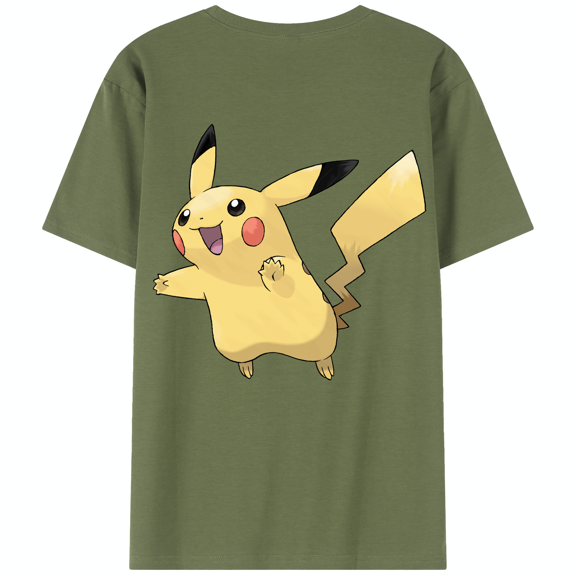 （画像用） ポケットモンスター Pokémon 綿100％半袖Tシャツ（背面プリント）